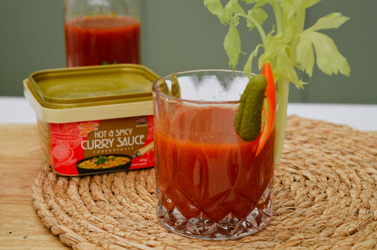 Curried Bloody Mary with Hot & Spicy Chinese Curry Paste