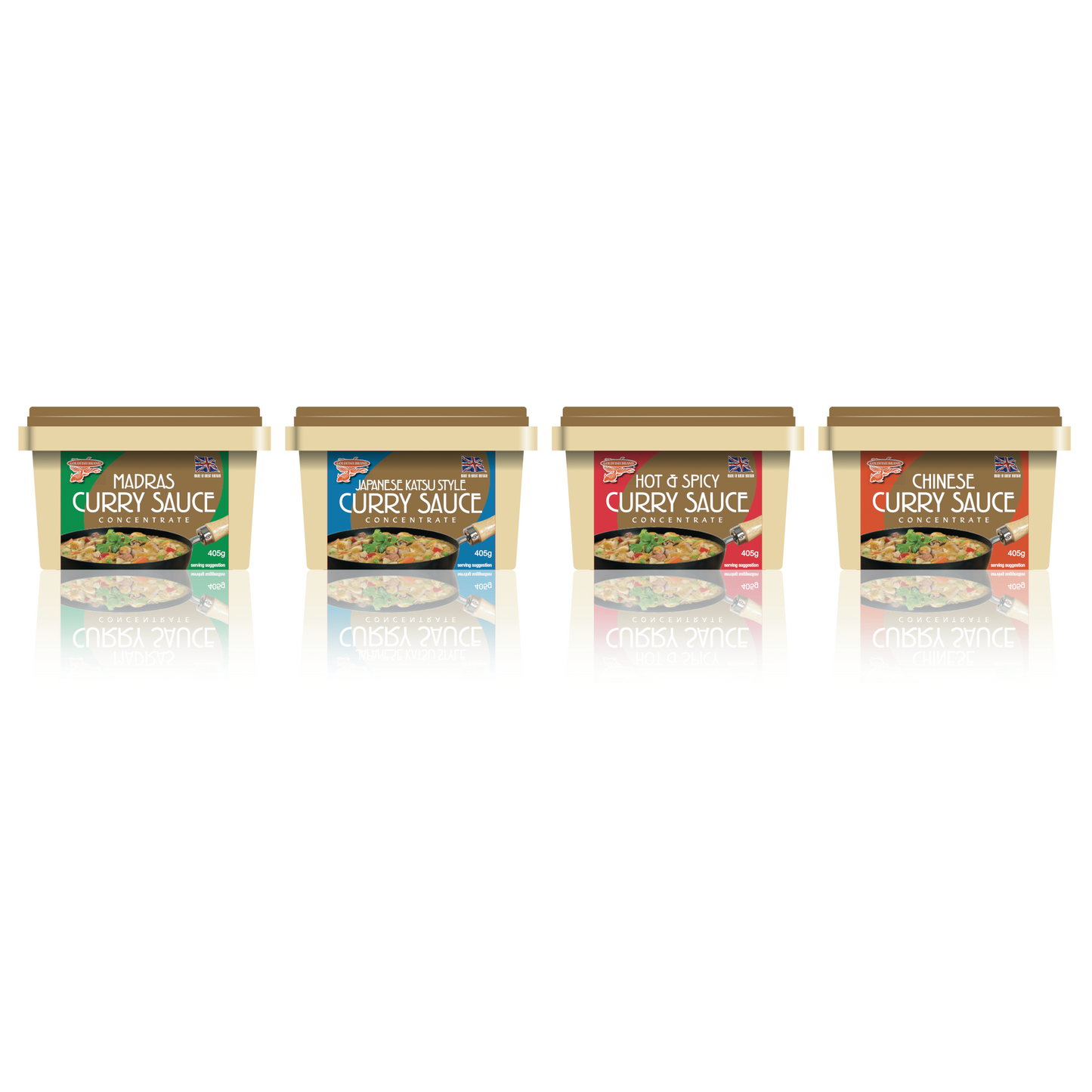 Goldfish Brand Curry Sauce Concentrates Full Range