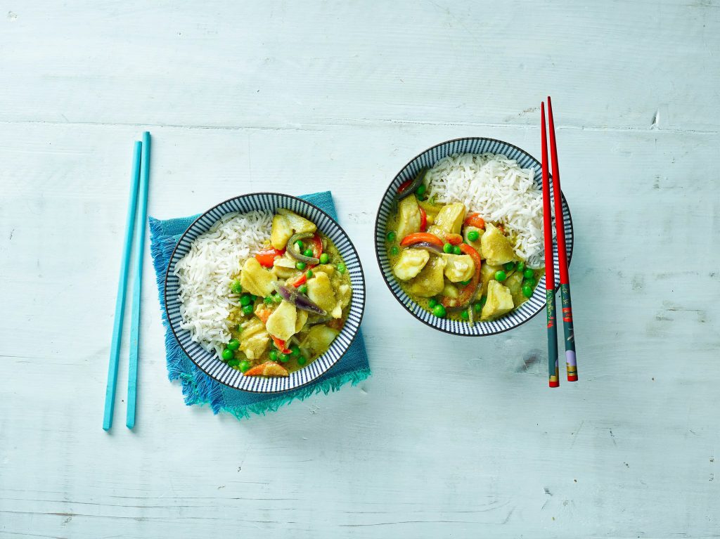 Goldfish Brand Cod Pea Curry